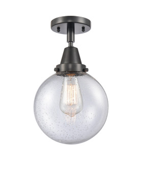 Caden One Light Semi-Flush Mount in Matte Black (405|447-1C-BK-G204-8)