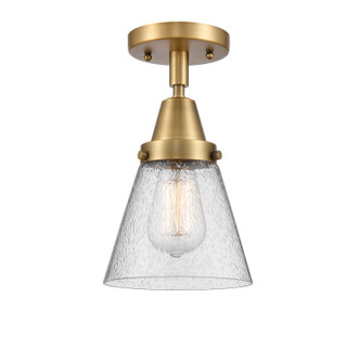 Caden LED Semi-Flush Mount in Brushed Brass (405|447-1C-BB-G64-LED)