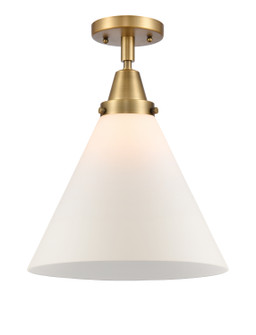 Caden One Light Semi-Flush Mount in Brushed Brass (405|447-1C-BB-G41-L)