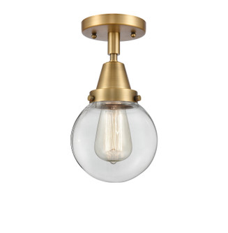 Caden One Light Semi-Flush Mount in Brushed Brass (405|447-1C-BB-G202-6)