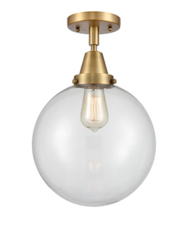 Caden One Light Semi-Flush Mount in Brushed Brass (405|447-1C-BB-G202-10)
