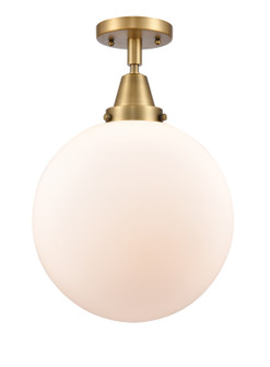 Caden One Light Semi-Flush Mount in Brushed Brass (405|447-1C-BB-G201-12)