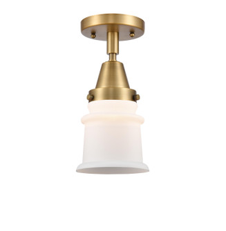 Caden One Light Semi-Flush Mount in Brushed Brass (405|447-1C-BB-G181S)