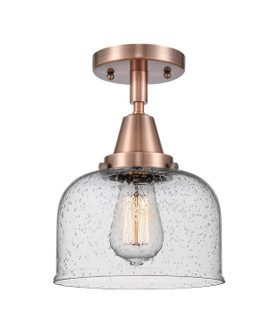 Caden One Light Semi-Flush Mount in Antique Copper (405|447-1C-AC-G74)
