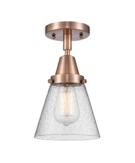 Caden LED Semi-Flush Mount in Antique Copper (405|447-1C-AC-G64-LED)
