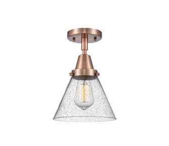 Caden One Light Semi-Flush Mount in Antique Copper (405|447-1C-AC-G44)