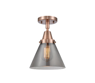 Caden One Light Semi-Flush Mount in Antique Copper (405|447-1C-AC-G43)
