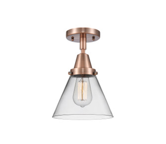 Caden One Light Semi-Flush Mount in Antique Copper (405|447-1C-AC-G42)
