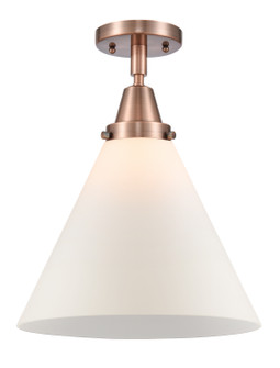 Caden One Light Semi-Flush Mount in Antique Copper (405|447-1C-AC-G41-L)
