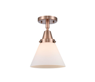 Caden One Light Semi-Flush Mount in Antique Copper (405|447-1C-AC-G41)
