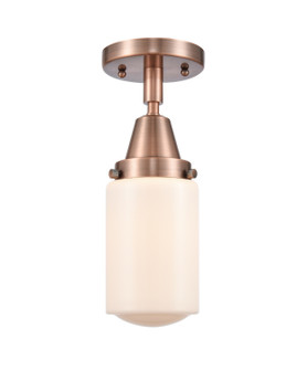 Caden One Light Flush Mount in Antique Copper (405|447-1C-AC-G311)