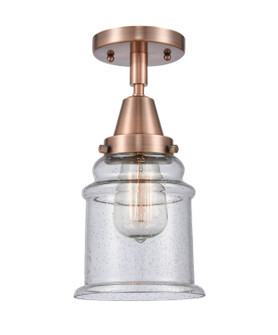 Caden LED Semi-Flush Mount in Antique Copper (405|447-1C-AC-G184-LED)