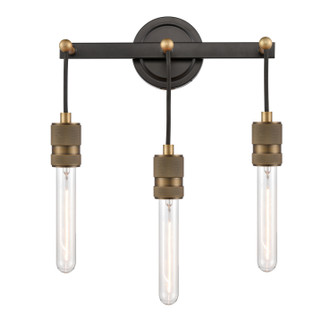 Ellis Three Light Bath Vanity in Black Antique Brass (405|444-3W-BAB)