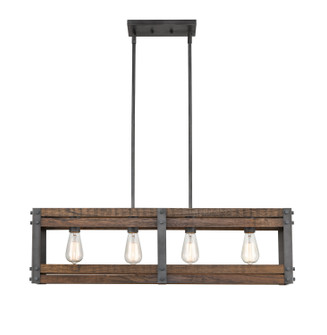Austin LED Island Pendant in Aged Gun Metal (405|435-4I-AG-LED)