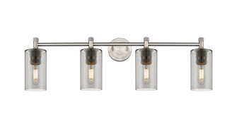 Downtown Urban Four Light Bath Vanity in Satin Nickel (405|434-4W-SN-G434-7SM)