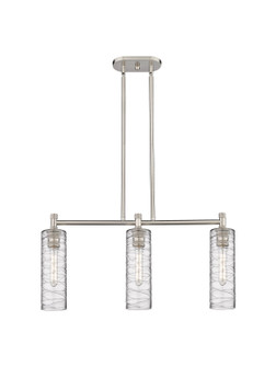 Downtown Urban Three Light Island Pendant in Satin Nickel (405|434-3I-SN-G434-12DE)