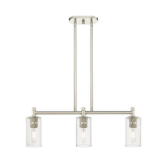 Downtown Urban Three Light Island Pendant in Polished Nickel (405|434-3I-PN-G434-7SDY)