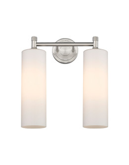 Downtown Urban Two Light Bath Vanity in Satin Nickel (405|434-2W-SN-G434-12WH)