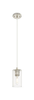 Downtown Urban One Light Pendant in Polished Nickel (405|434-1P-PN-G434-7CL)