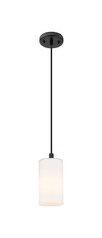 Downtown Urban One Light Pendant in Matte Black (405|434-1P-BK-G434-7WH)