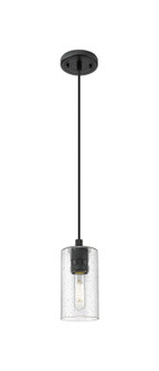 Downtown Urban One Light Pendant in Matte Black (405|434-1P-BK-G434-7SDY)