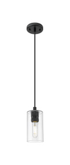 Downtown Urban One Light Pendant in Matte Black (405|434-1P-BK-G434-7CL)