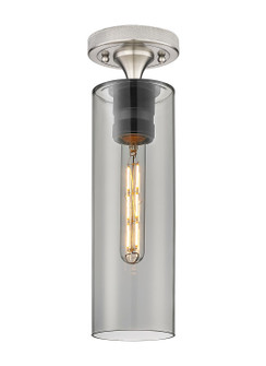 Downtown Urban One Light Flush Mount in Satin Nickel (405|434-1F-SN-G434-12SM)