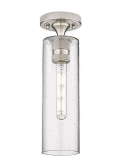 Downtown Urban One Light Flush Mount in Satin Nickel (405|434-1F-SN-G434-12SDY)