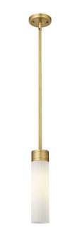 Downtown Urban One Light Pendant in Brushed Brass (405|429-1S-BB-G429-11WH)