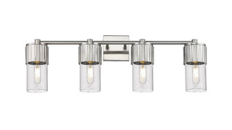 Downtown Urban Four Light Bath Vanity in Satin Nickel (405|428-4W-SN-G428-7SDY)