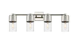 Downtown Urban Four Light Bath Vanity in Polished Nickel (405|428-4W-PN-G428-7SDY)