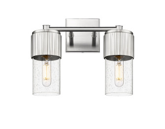 Downtown Urban Two Light Bath Vanity in Satin Nickel (405|428-2W-SN-G428-7SDY)