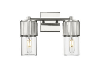 Downtown Urban Two Light Bath Vanity in Satin Nickel (405|428-2W-SN-G428-7CL)
