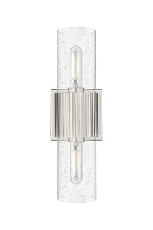 Downtown Urban Two Light Bath Vanity in Satin Nickel (405|428-2WL-SN-G428-7SDY)