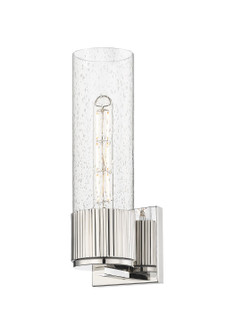 Downtown Urban One Light Wall Sconce in Polished Nickel (405|428-1W-PN-G428-12SDY)