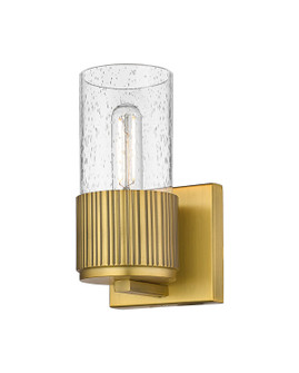 Downtown Urban One Light Wall Sconce in Brushed Brass (405|428-1W-BB-G428-7SDY)