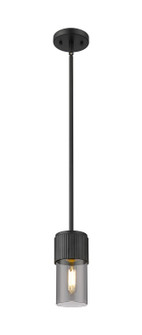 Downtown Urban One Light Pendant in Matte Black (405|428-1S-BK-G428-7SM)