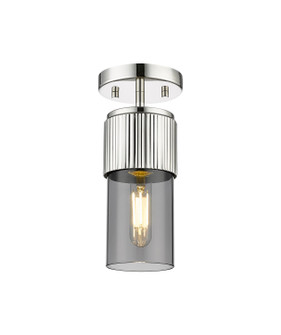 Downtown Urban LED Flush Mount in Polished Nickel (405|428-1F-PN-G428-7SM) Downtown Urban LED Flush Mount in Polished Nickel (405|428-1F-PN-G428-7SM)
