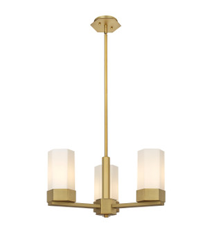 Downtown Urban LED Pendant in Brushed Brass (405|427-3CR-BB-G427-9WH)