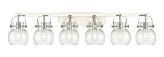 Downtown Urban Six Light Bath Vanity in Polished Nickel (405|423-6W-PN-G410-6SDY)