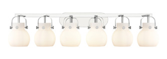 Downtown Urban Six Light Bath Vanity in Polished Chrome (405|423-6W-PC-G410-6WH)