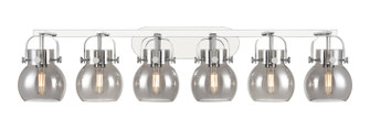 Downtown Urban Six Light Bath Vanity in Polished Chrome (405|423-6W-PC-G410-6SM)