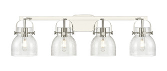 Downtown Urban Four Light Bath Vanity in Polished Nickel (405|423-4W-PN-G412-6SDY)