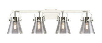 Downtown Urban Four Light Bath Vanity in Polished Nickel (405|423-4W-PN-G411-6SM)