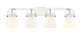 Downtown Urban Four Light Bath Vanity in Polished Chrome (405|423-4W-PC-G412-6WH)
