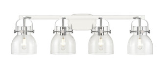 Downtown Urban LED Bath Vanity in Polished Chrome (405|423-4W-PC-G412-6CL)