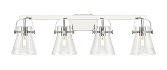 Downtown Urban Four Light Bath Vanity in Polished Chrome (405|423-4W-PC-G411-6SDY)