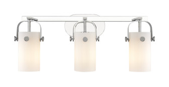 Downtown Urban Three Light Bath Vanity in Polished Chrome (405|423-3W-PC-G423-7WH)