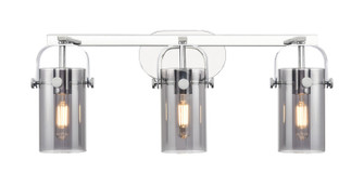 Downtown Urban Three Light Bath Vanity in Polished Chrome (405|423-3W-PC-G423-7SM)
