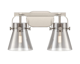 Downtown Urban Two Light Bath Vanity in Satin Nickel (405|423-2W-SN-G411-6SM)